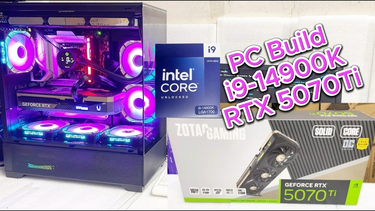 Обзор ПК STORMCRAFT Skyhawk Pro &ndash; i9-14900KF 6.0GHz + RTX 5070 Beast | 2025 Ultimate Prebuilt