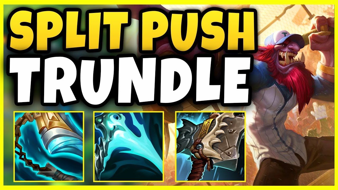 Trundle Top ULTIMATE SPLIT PUSHER 1v1 Champion In season 12! - League of Legends
