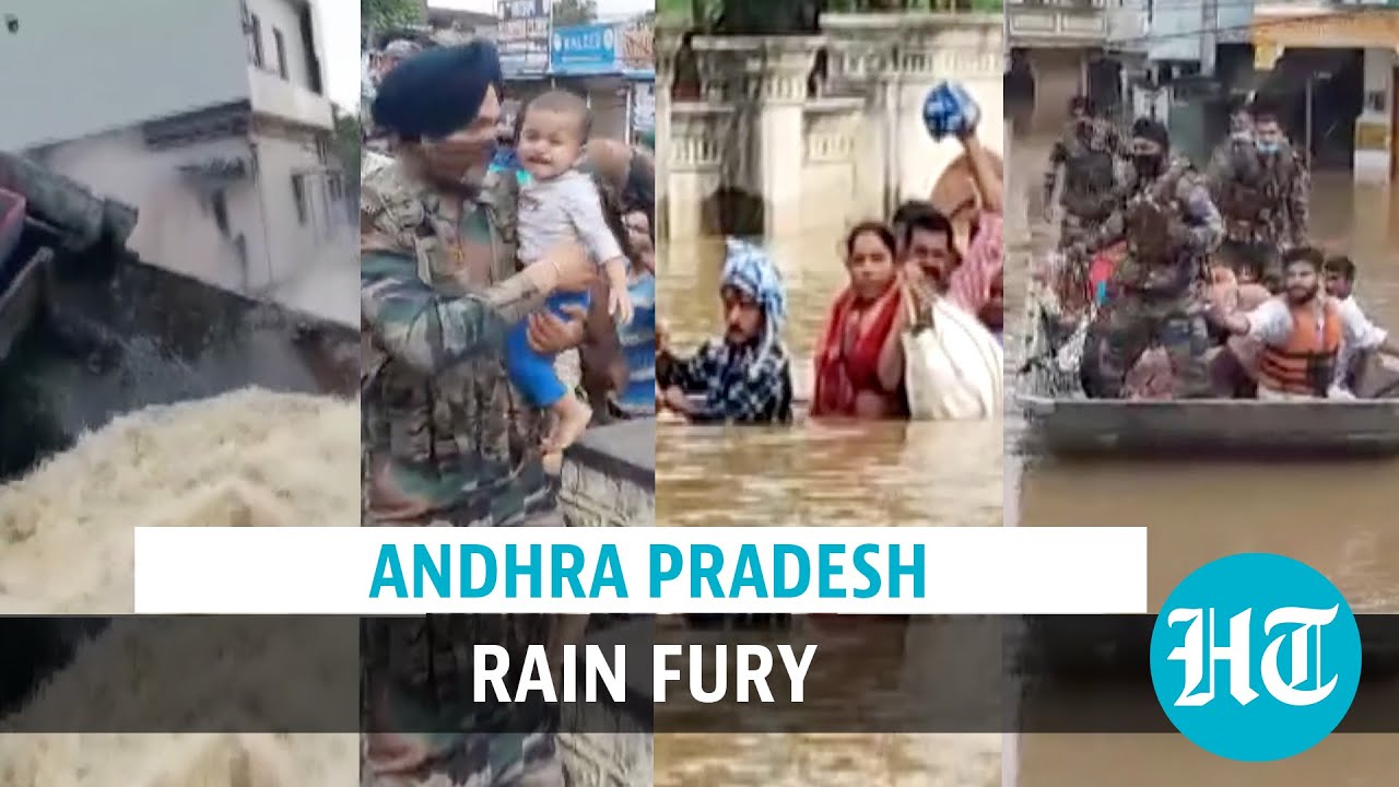 Heavy rainfall wreaks havoc in Andhra Pradesh, Army conducts rescue ops