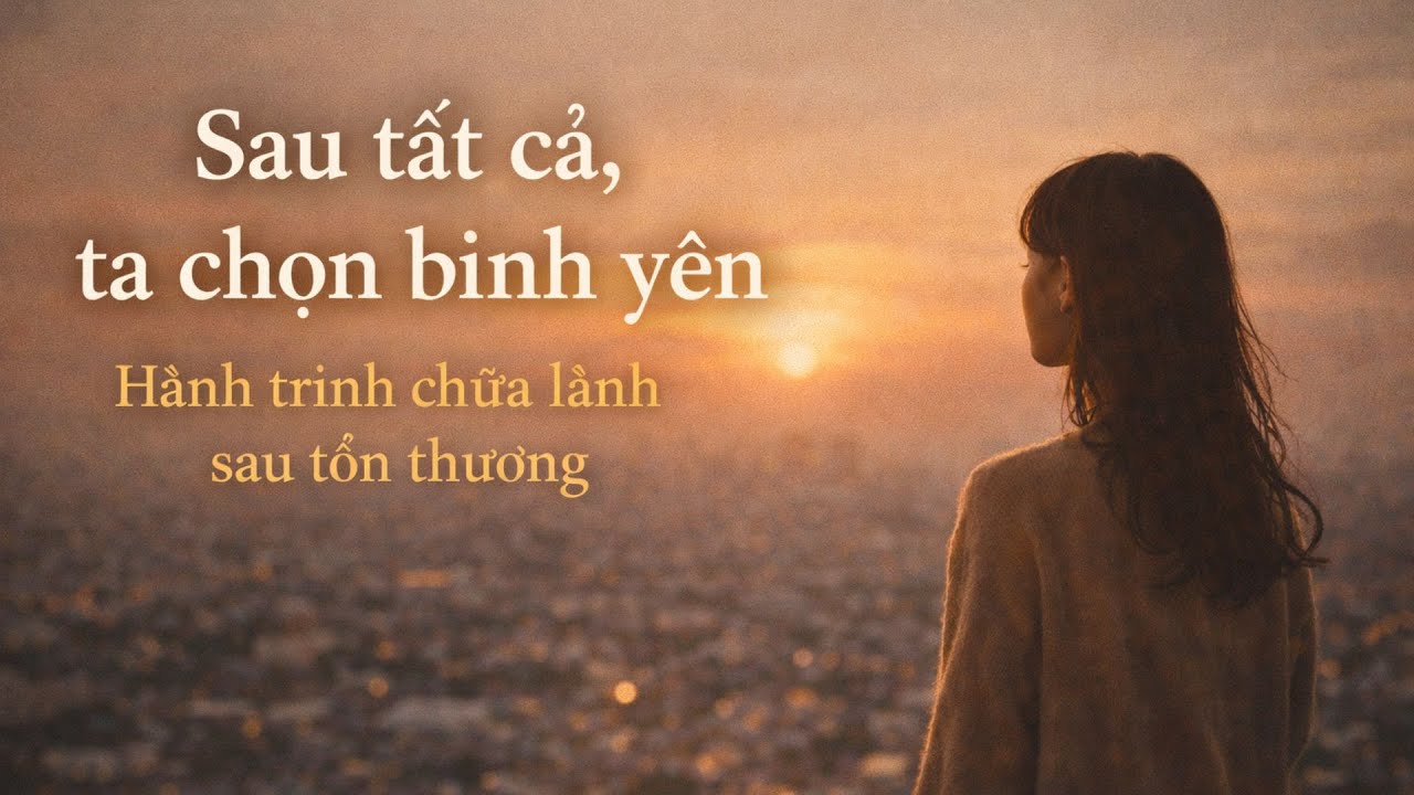 Sau tất cả, ta chọn bình yên | Không nói về người cũ, chỉ nói về chính ta || Audio Truyện