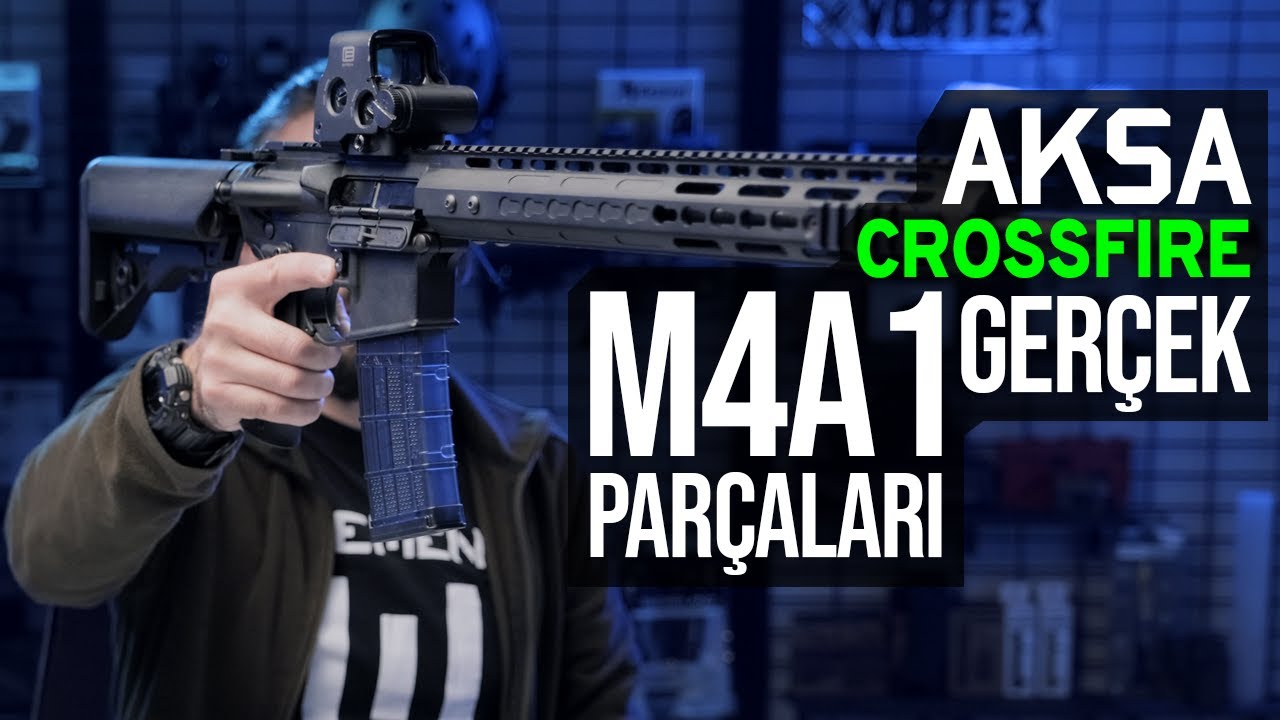 Gerçek M4A1 Parçaları ile Aksa Crossfire | İNCELEME