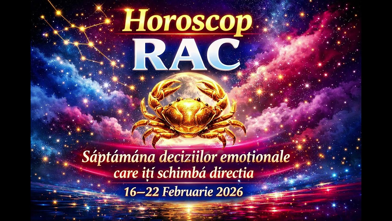 ♋Horoscop RAC 16–22Februarie2026-Saptamana deciziilor emotionale care iti schimba directia