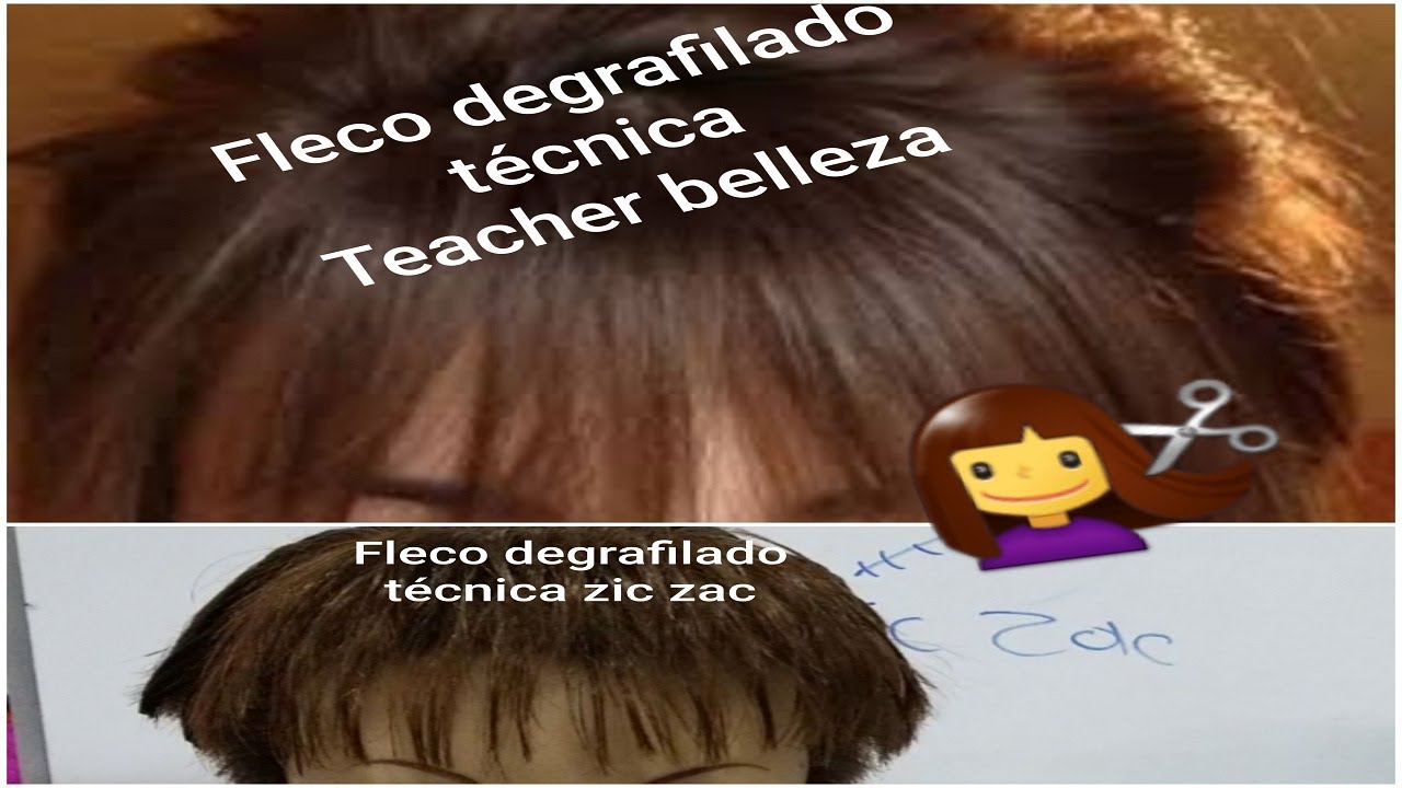 Fleco degrafílado en zic zac / degrafilado sencillo / clase 102 teacher belleza