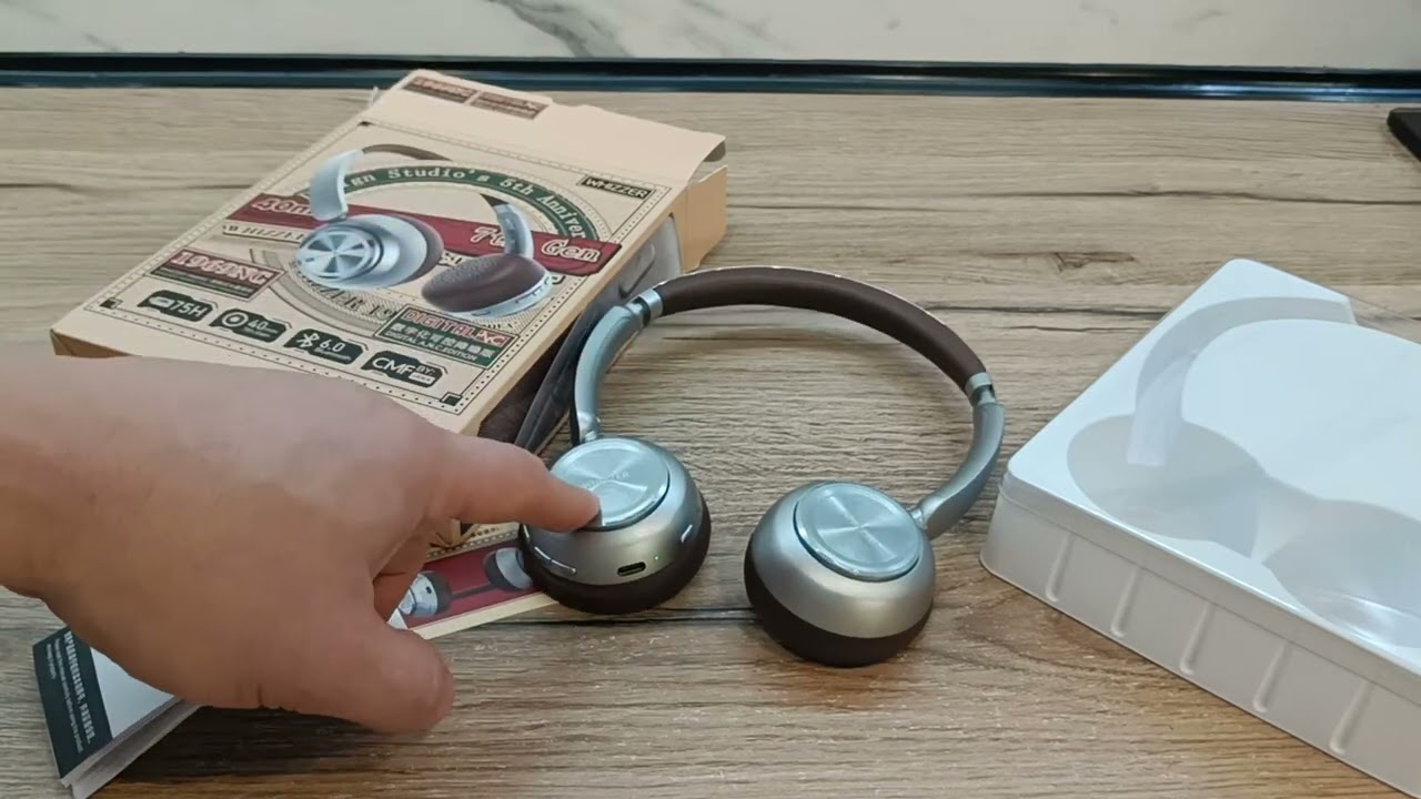 беспроводные наушники Whizzer 1969NC  с ANC и работой до 75 часов #наушники #беспроводныенаушники