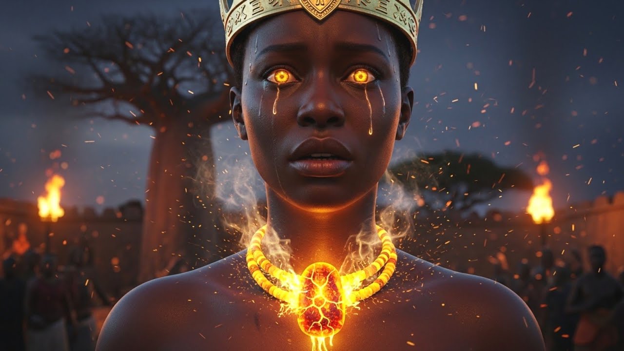 The Necklace That Exposed Every Lie… Until It Burned the Queen  #africanfolktale #storytelling