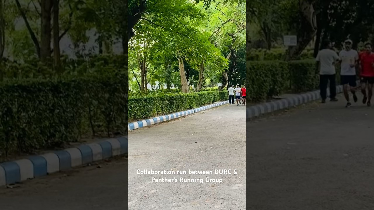 Collaboration run. DURC and Panther's Runners Kolkata. #running #runistiakrun