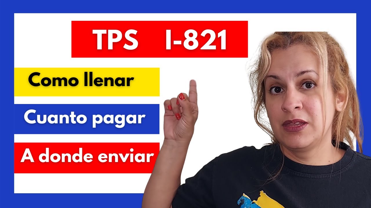 ✨ Como LLENAR FORMA TPS VENEZOLANOS✨ Como LLENAR FORMA I-821 TPS 🍀 A DONDE ENVIAR ✉️ CUANTO PAGAR 💵