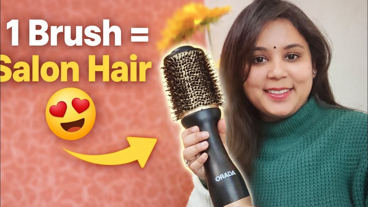 “Salon Jaisa Blow Dry Ghar Par 😱 | Agaro Volumizer Brush Honest Review”