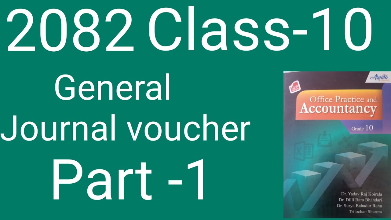 Class-10//Journal voucher//2(a) and (b)//Solution