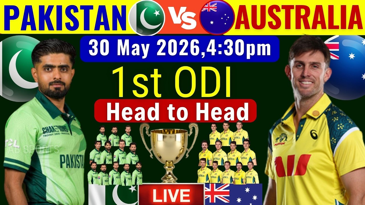 Pakistan vs Australia 1st ODI Playing 11 | Pakistan Playing 11 | Australia Playing 11