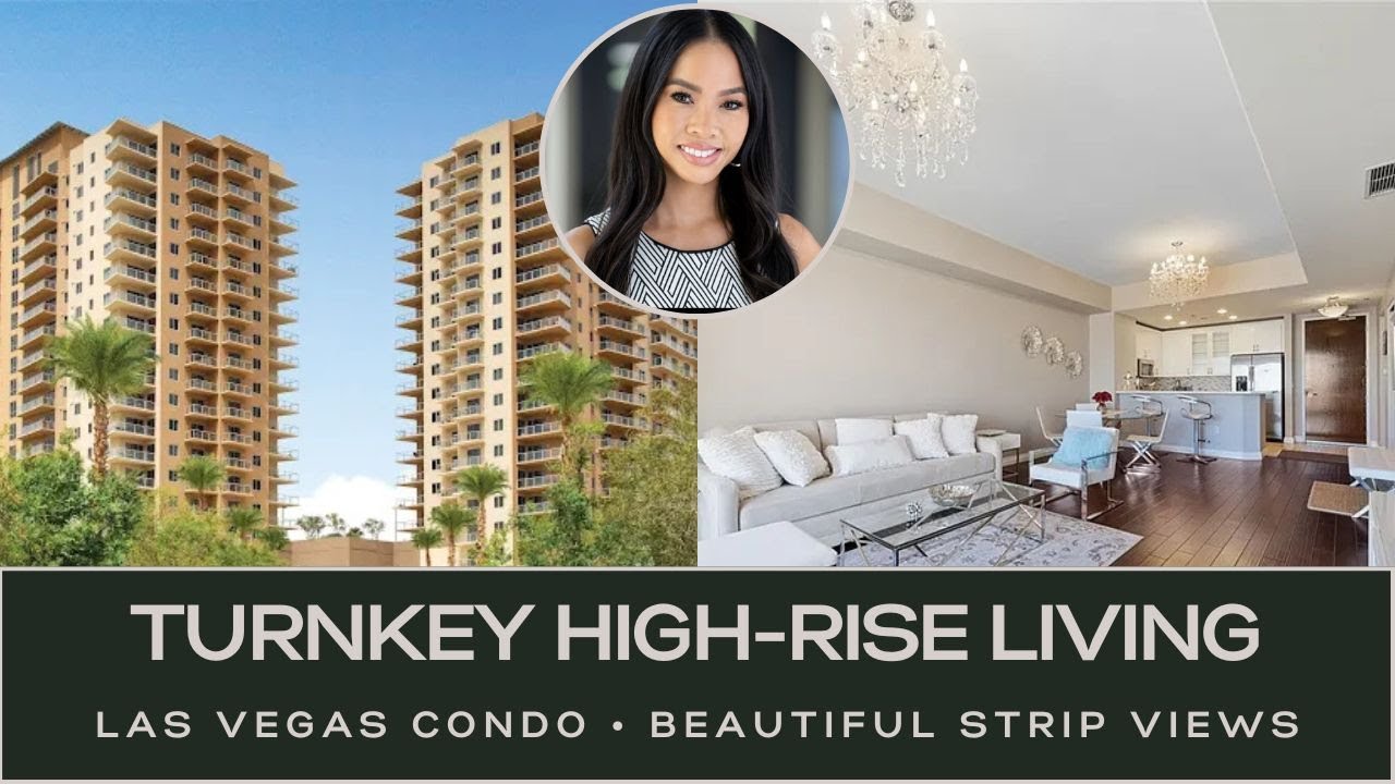 One Las Vegas High Rise Condo | Modern 1 Bedroom With Strip Views