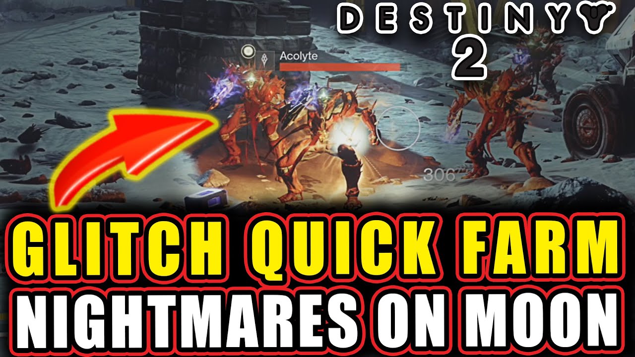 BETTER WAY to FARM Nightmares on the Moon GLITCH | Destiny 2