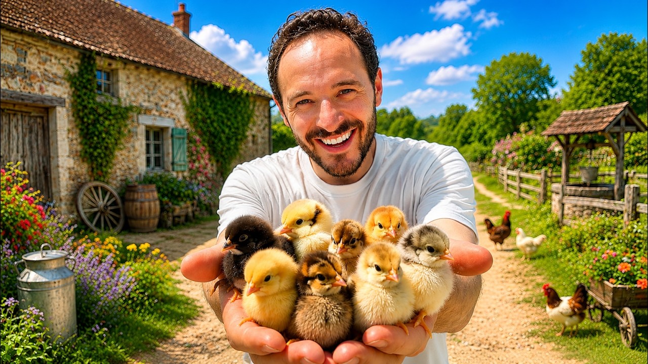 J'ai CONSTRUIT ma PETITE FERME pour &ecirc;tre AUTONOME !