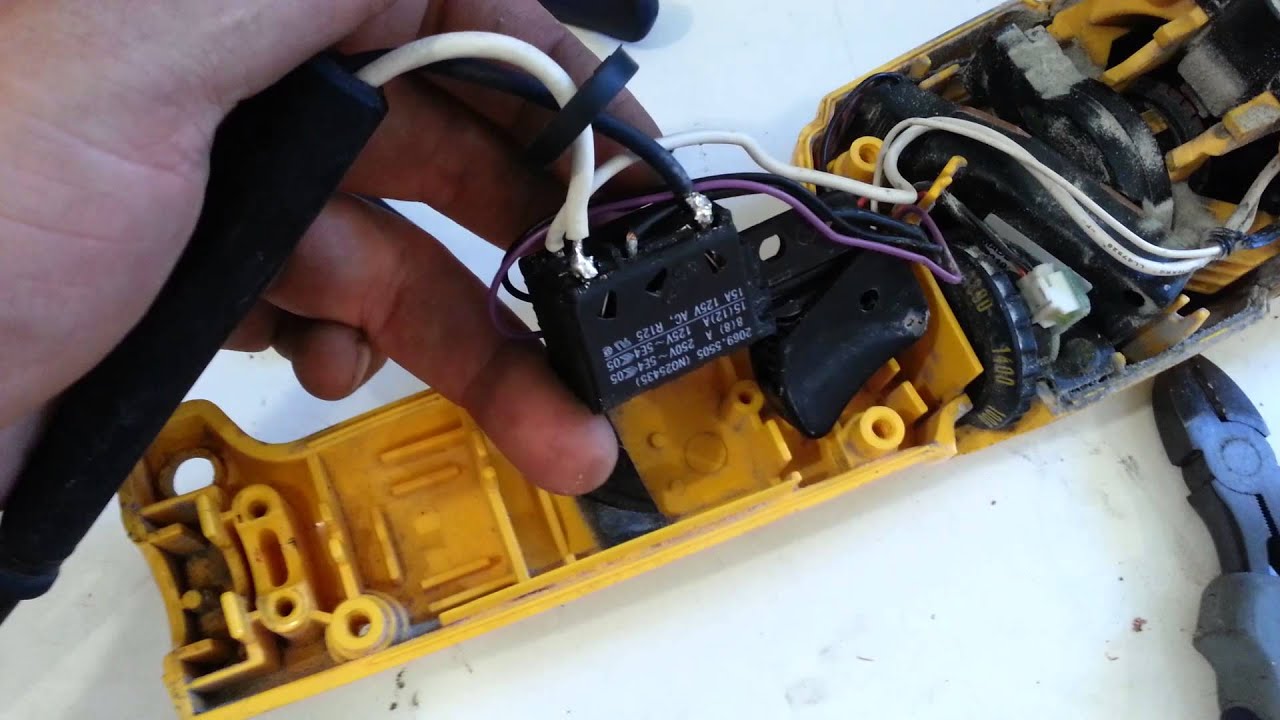 Dewalt buffer, power cord replacement
