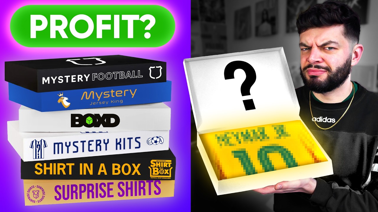 I spent £1000 on MYSTERY FOOTBALL SHIRT BOXES...