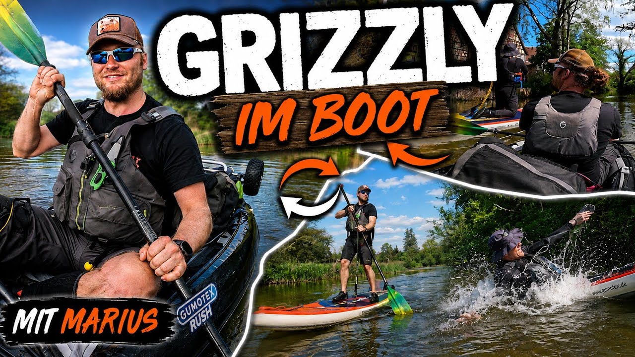 Grizzly im Rush - Ein Gumotex Boot aus der Sicht eines Stand up Paddlers | WÖRNITZ DINKELSBÜHL