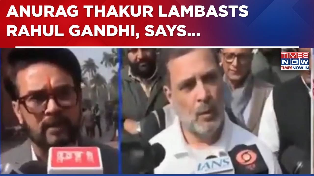 BJP's Anurag Thakur Counters Rahul Gandhi, Says 'Congress LoP Insults Indian Forces, Parliament...'