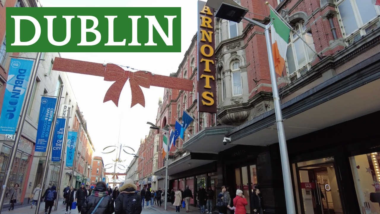 Winter in Dublin | Ireland Walking Tour