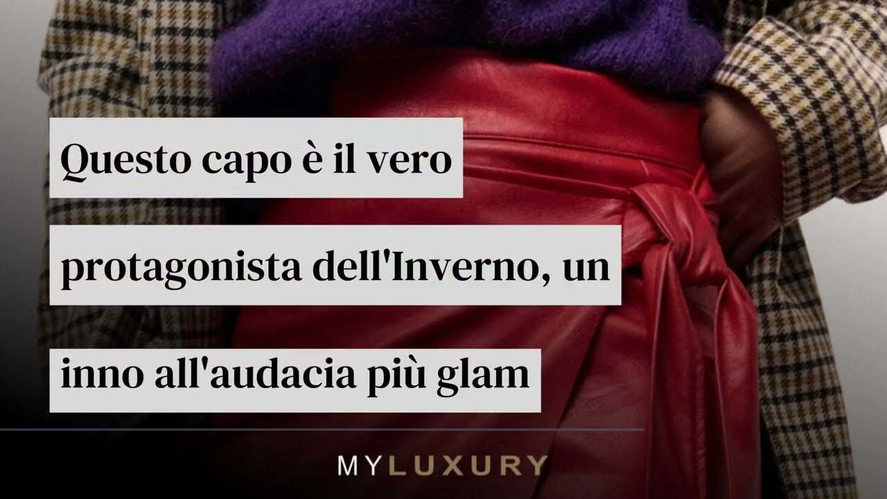 Questo capo è il vero protagonista dell'Inverno, un inno all'audacia più glam