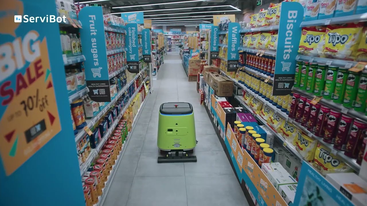 CC1 Robot de limpieza industrial 4 en 1
