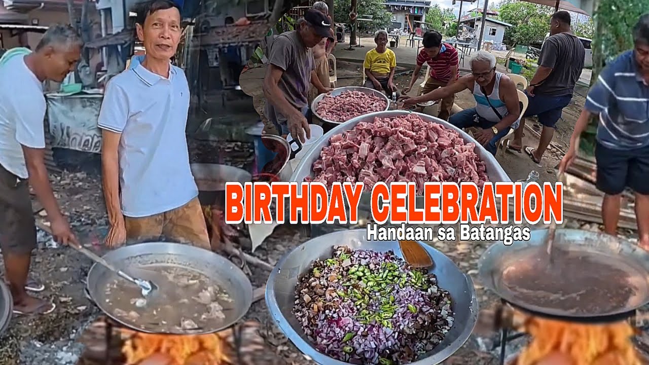 Dalawang Baboy para 58th Birthday Celebrations Handaan sa Batangas