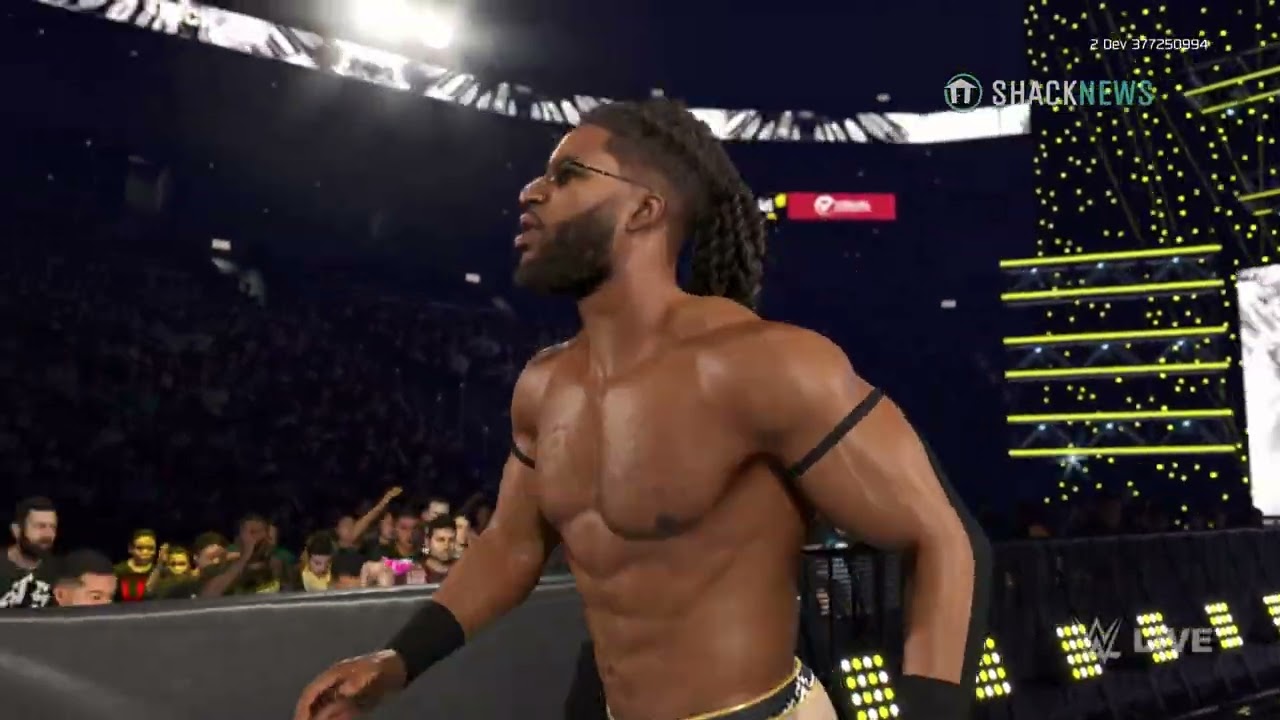 WWE 2K26 - Выход Трика Уильямса на ринг. Геймплей.