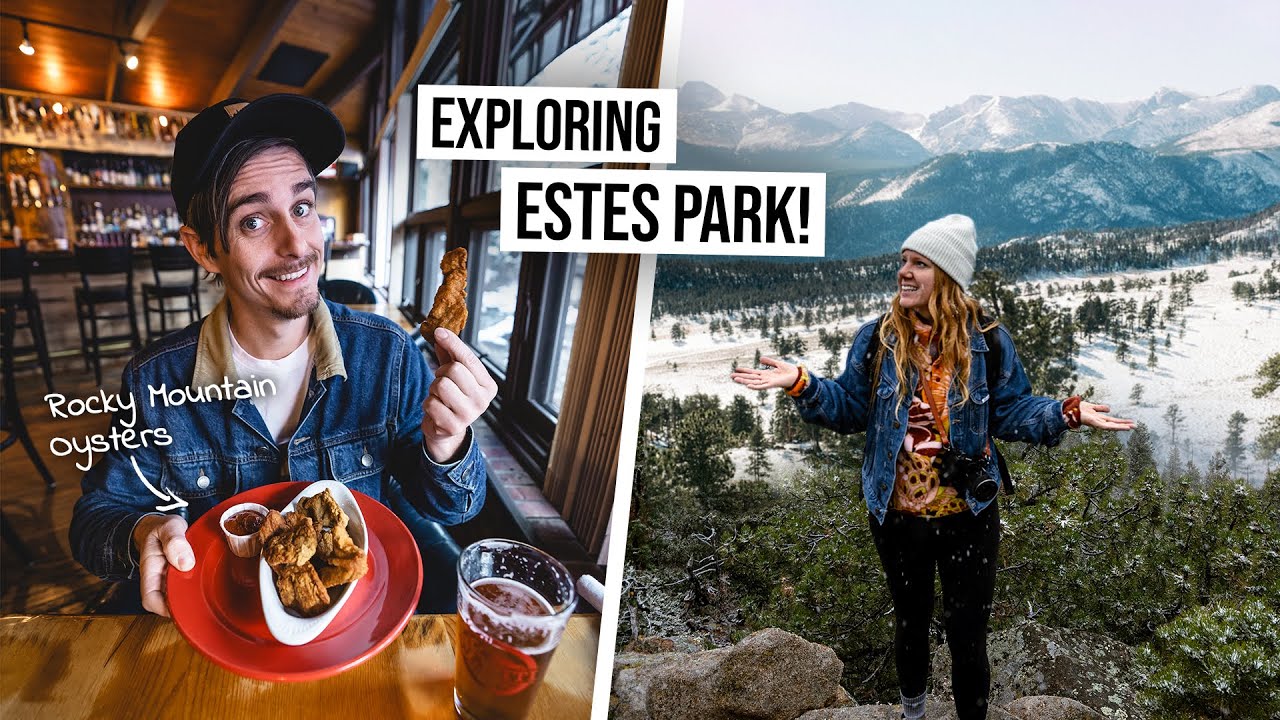 Is This The Most BEAUTIFUL Town in Colorado?? Exploring ESTES PARK & Trying Rocky Mountain Oysters!