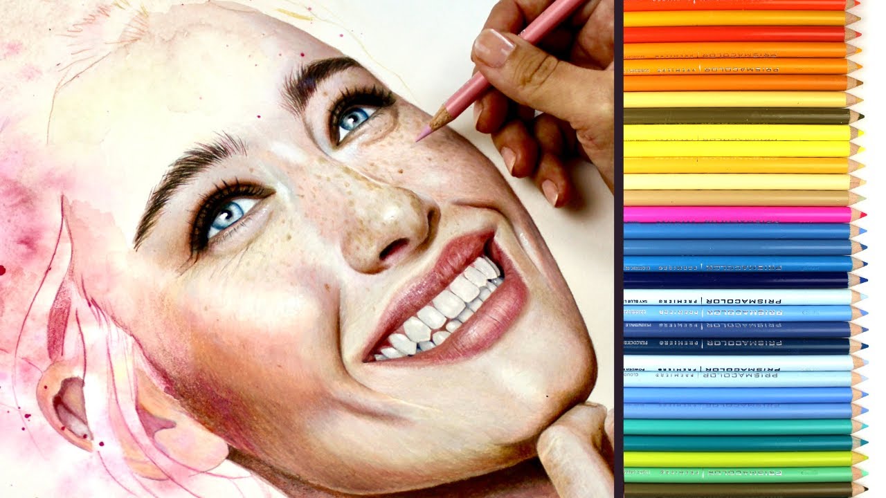 HOW I MIX GOUACHE AND COLORED PENCIL|| COLORED PENCIL TUTORIAL