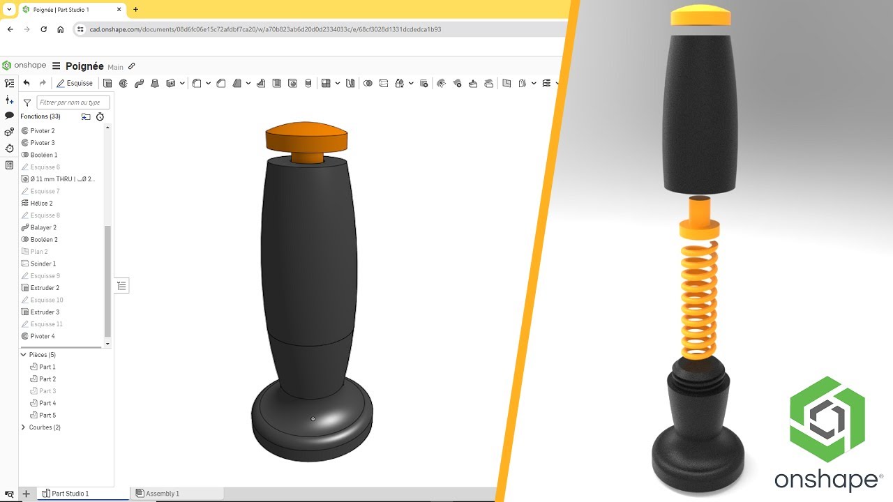 De la modélisation à l'impression 3D : Créez un ensemble facilement avec Onshape