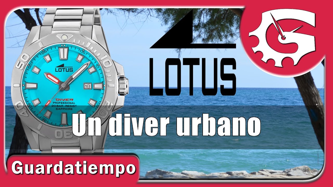 Lotus Diver 18926 🐬🐬. Un reloj acuático que NO CONOCES