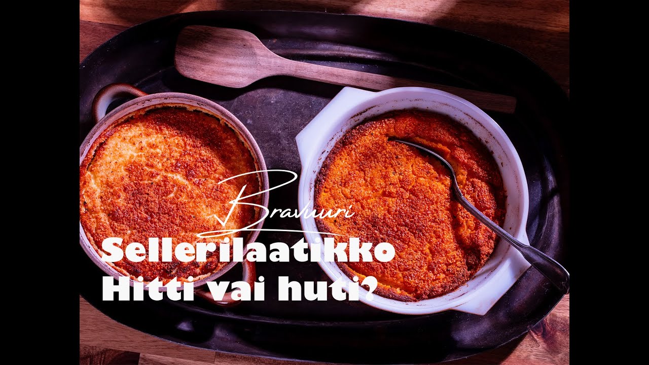 Perinteistä porkkanalaatikkoa ja lantun tilalla sellerilaatikko: Hitti vai huti?