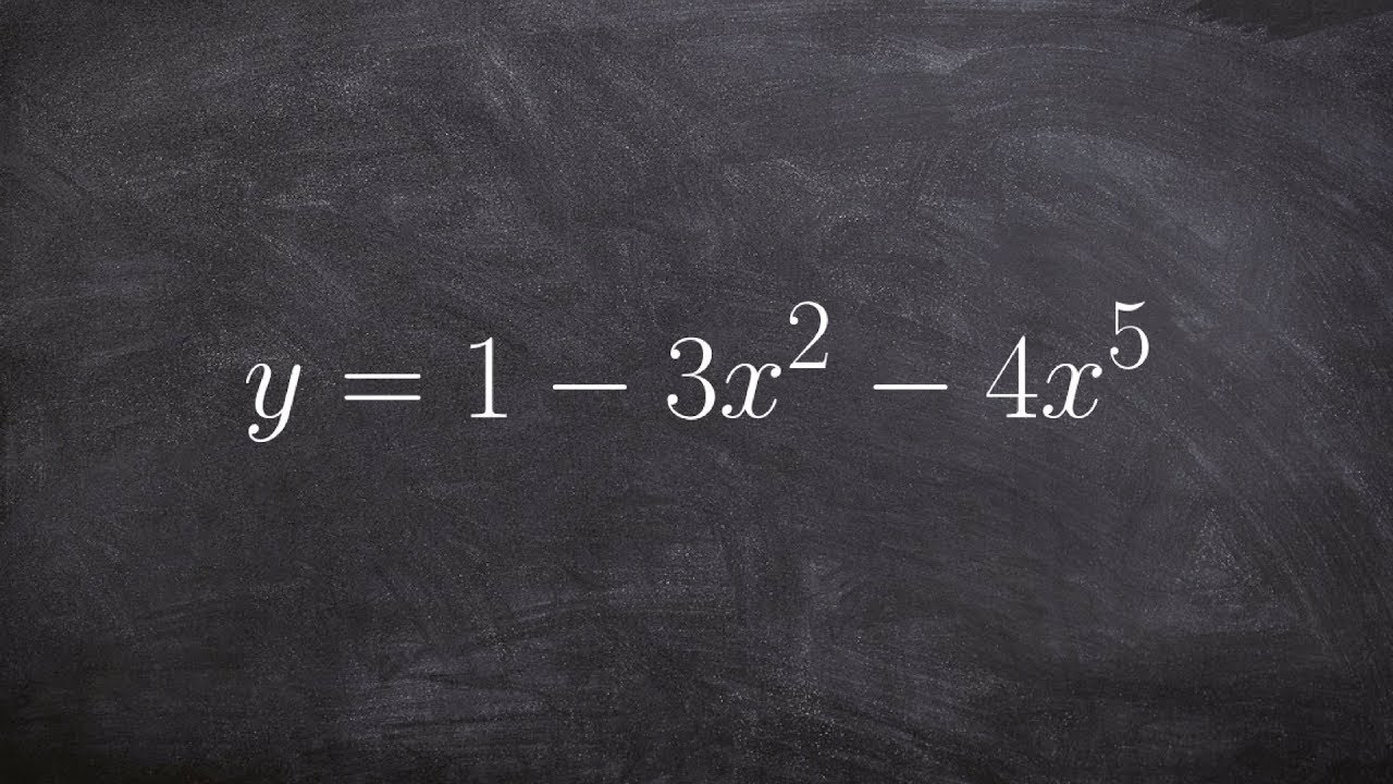Determine end behavior using limit notation