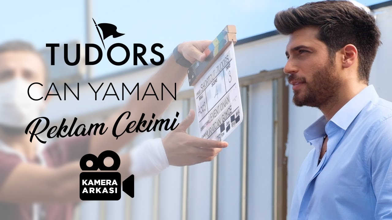 Can Yaman ile Tudors Reklam Çekimi Kamera Arkası