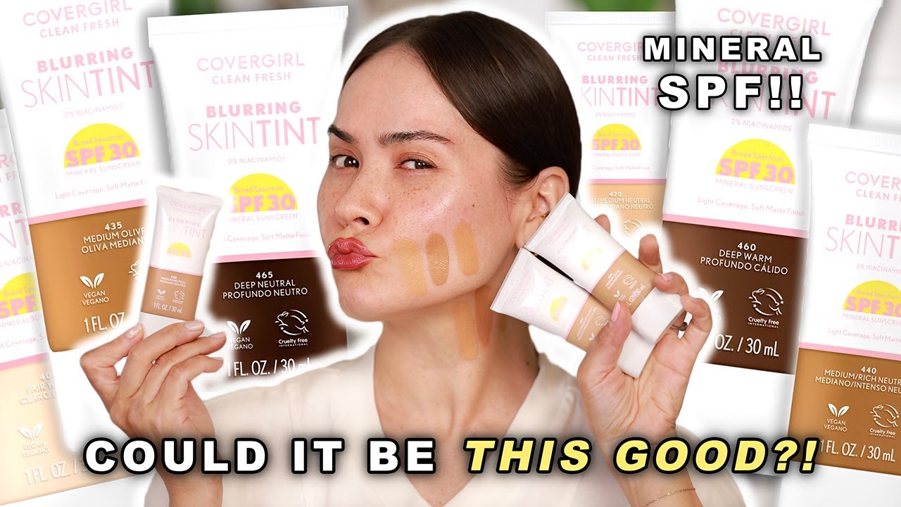 Oily Skin Friendly. Mineral SPF. Under $15?! COVERGIRL SKIN TINT Did That. | Maryam Maquillage
