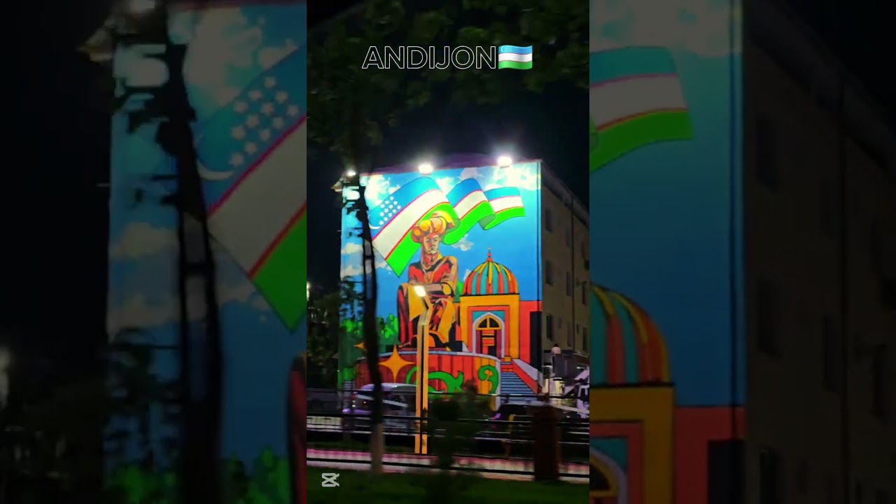 Andijon shahri 2025 город Андижан проспект Навои #uzbekistan #andijon #travel #2025 #andijan #hd
