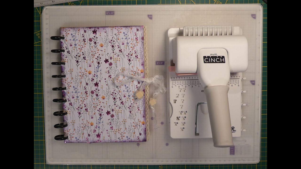 Mit der kleinen #Cinch ein Aufbewahrungs #Album gemacht mit Ring Bindung Teil 1