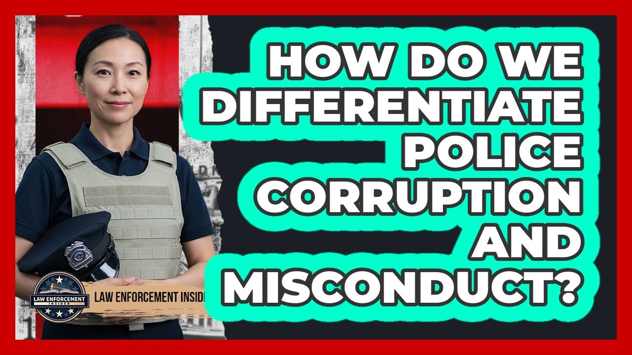 How Do We Differentiate Police Corruption And Misconduct?