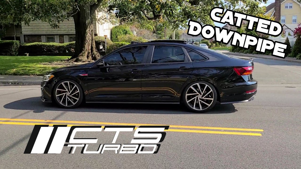 2019 MK7 Jetta GLI CTS TURBO с выхлопной системой Catted и стандартным выхлопом | Советы по устан...