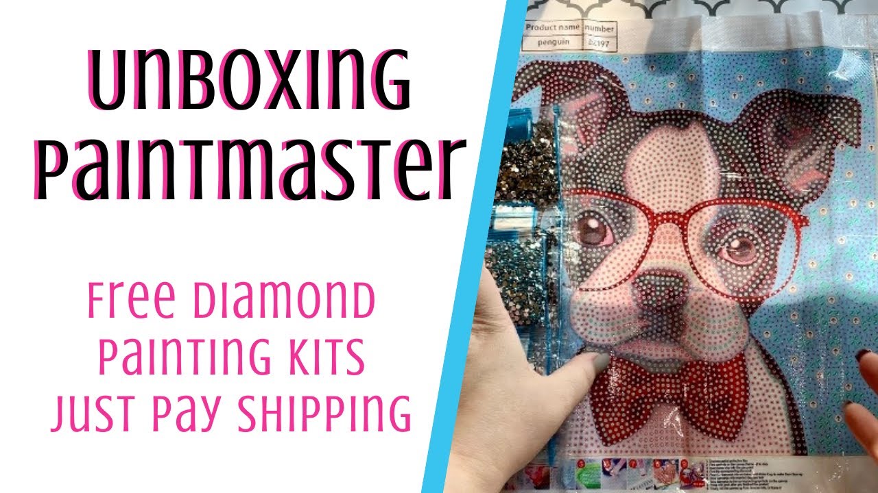 Unboxing Paintmaster 📦 / FREE Diamond Paintings Just Pay Shipping!
