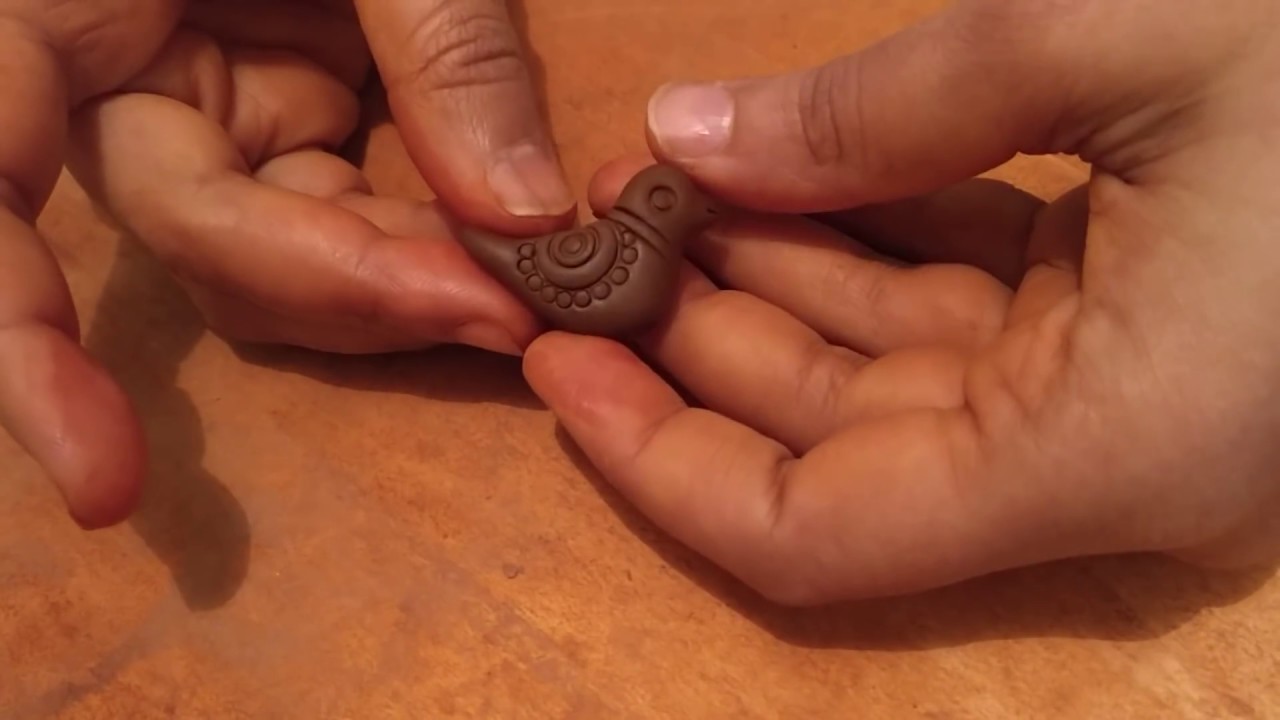 Terracotta bird bead making video