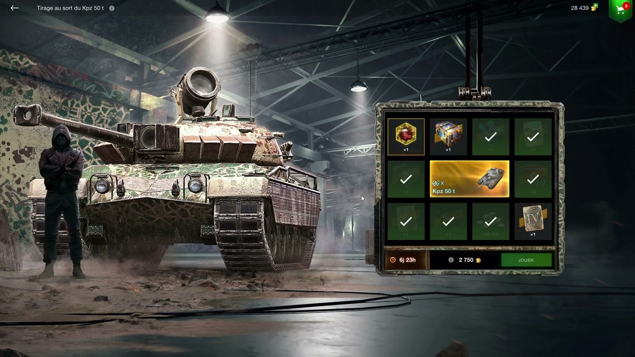 KPZ 50 T DRAW + 10th Snow globe WOT BLITZ