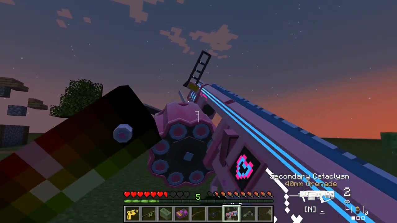 TEST Minecraft SUPER Warfare gans MASAKR 1#  Hancz 2026