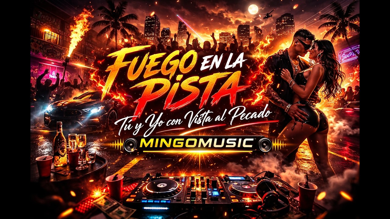 Fuego en la Pista 🔥🌴 | Reggaetón Explosivo de Deseo y Perreo | MingoMusic