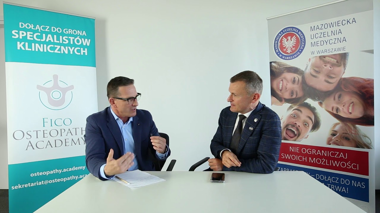 Prezes Towarzystwa Osteopatów Polskich - dr hab. Sławomir Marszałek DO - 5 Dzień Osteopaty