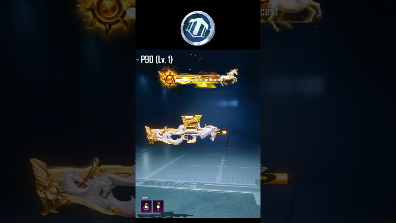 Heavy P90 Skin For Free 😱 Free Lucky Coins - PUBGM