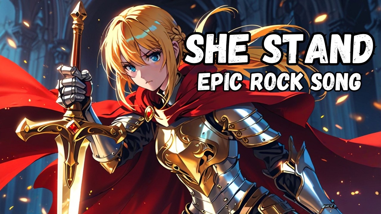 She Stands Before the Storm – Epic Orchestral Rock – For Queens of Inner Fire