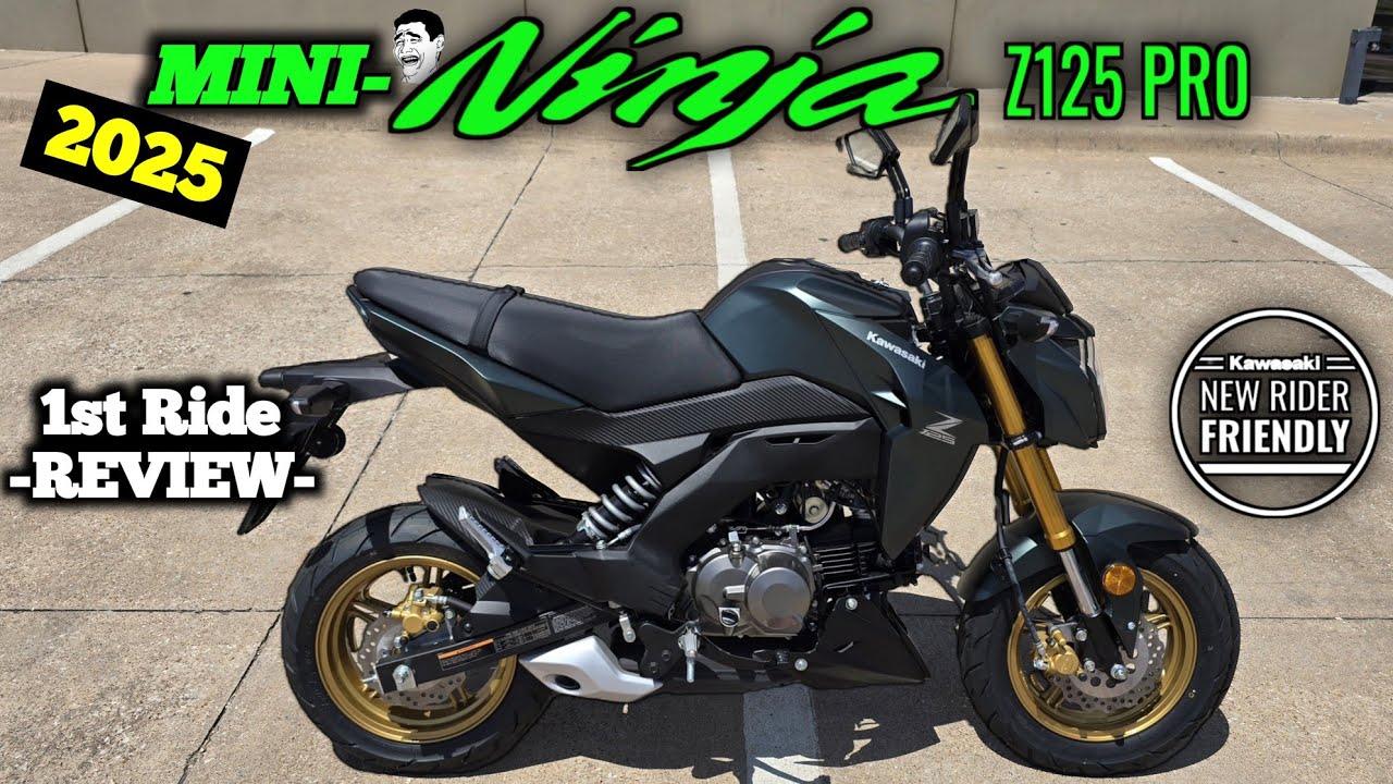 2025 Kawasaki Z125 1st Ride & Review | Kawasaki's Mini Streetfighter