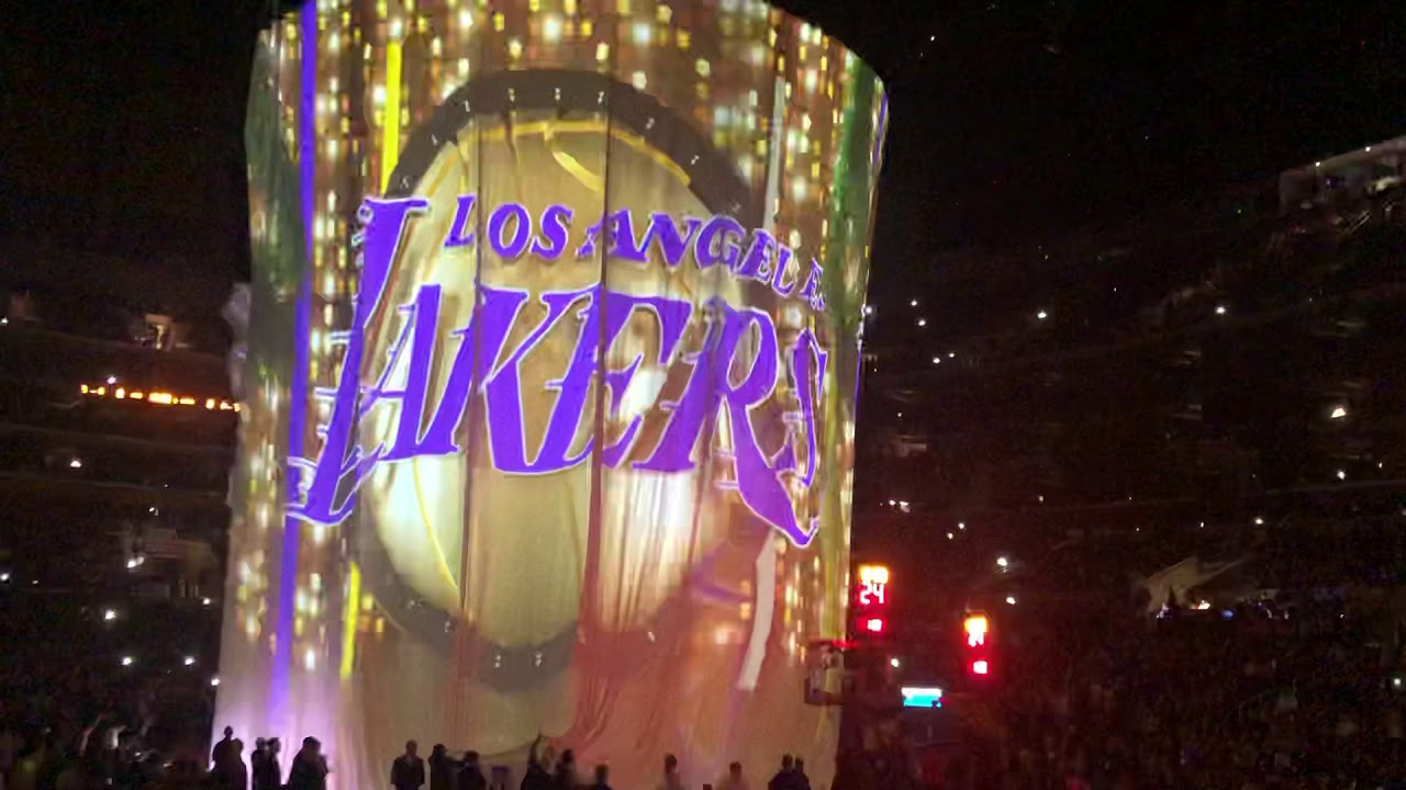 Los Angeles Lakers pre-game show 炸裂开场秀 燃到爆