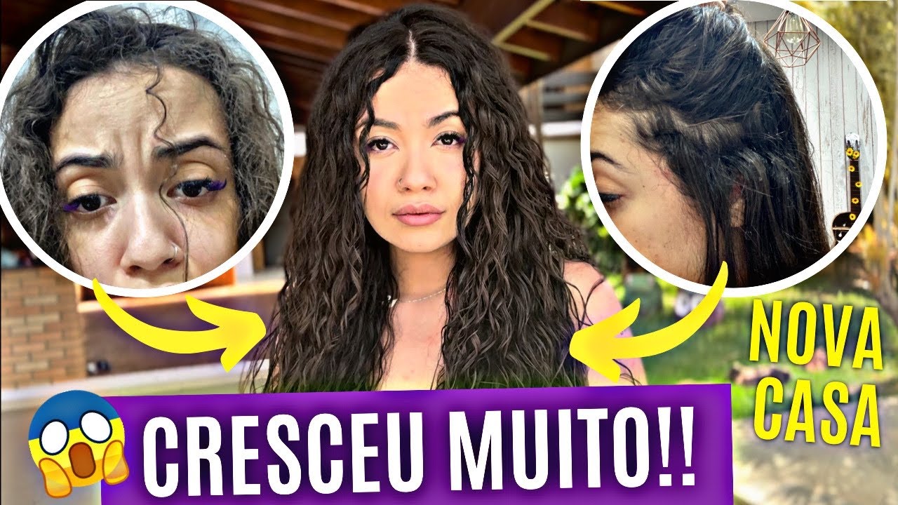 USEI ISSO E MEU CABELO CRESCEU MUITO NA TRANSIÇÃO! Umectação poderosa 😱 (Nova Casa)