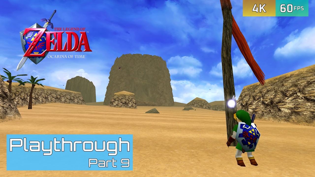 Crossing Gerudo Desert | Zelda: Ocarina of Time | 4K 60FPS No Commentary